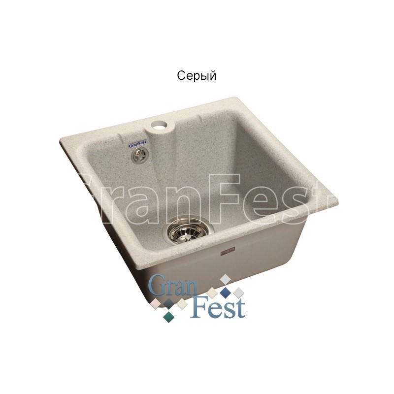 Фото Мойка Granfest GF-P420 (ГР 420х420хh200) (шир.ящ.min 400) от производителя Granfest в Черноморском по цене 3 680 ₽