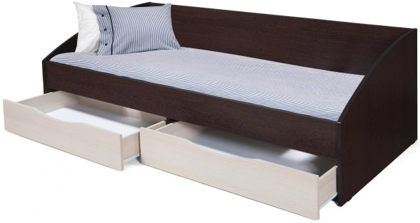 Фото Кровать односпальная Фея-3 (симметричная) (СМ 90х200) с основанием от производителя Олмеко в Черноморском по цене 14&nbsp;030 ₽