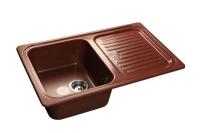 Мойка Granfest GF-S780L (ГР 780х500хh200) (шир.ящ.min 500) (Цвет мойки светло-розовый) в Черноморском от производителя 