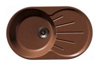 Мойка Granfest GF-R750L (ГР 750х460хh200) (шир.ящ.min 450) (Цвет мойки серый ) в Черноморском от производителя 