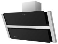 Вытяжка наклонная Ravensbourne 90 (896х243хh775(1055)) (Материал Металл/Стекло , Цвет Металлик/Черный) в Черноморском от производителя 