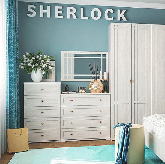 Фото Зеркало навесное Шерлок (Sherlock)-7 от производителя Глазов в Черноморском по цене 5 100 ₽