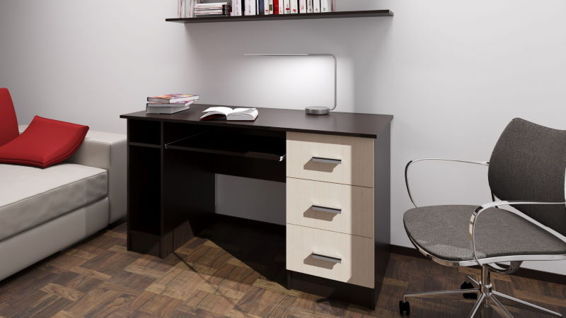 Фото Стол компьютерный ПКС-4 (1,4) от производителя ПАМИР в Черноморском по цене 6&nbsp;940 ₽