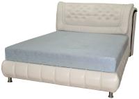 Кровать двуспальная Венеция (СМ 160х200) с подъемным механизмом ( 160х200 , 1 кат. ткани , ЛДСП/кожзам , с подъемным мех. , без ящиков , с матрасом (Shels (мягкая мебель)) ) в Черноморском от производителя 