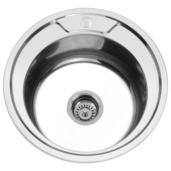 Фото Мойка VIOR D510 (ГР 510х510хh180) от производителя Планета Комфорта в Черноморском по цене 4 080 ₽