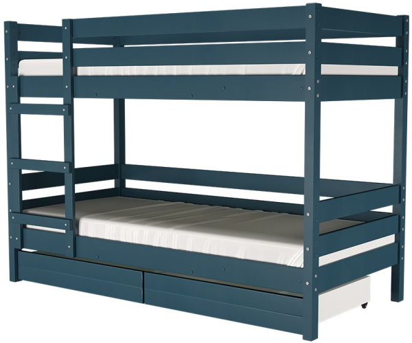 Фото Кровать 2-х ярусная Джуниор (СМ 90х200) с основаниями под матрасы от производителя Браво-мебель в Черноморском по цене 32&nbsp;710 ₽