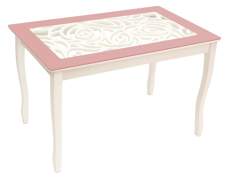 Фото Стол обеденный Стиль 2 Ажур от производителя Мебель из стекла в Черноморском по цене 6 830 ₽