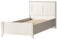 Кровать односпальная Белла 249 (СМ 90х200) с основанием ( 90х200 , ЛДСП/МДФ , белый-ясень белый , без подъемного мех. , без ящиков , без матраса (Яна) ) в Черноморском от производителя 