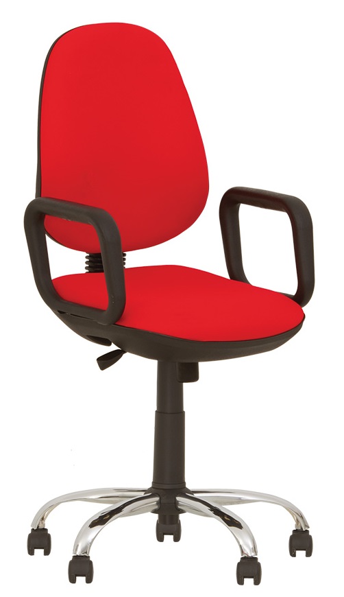 Фото Кресло для персонала Комфорт (Comfort) GTS active 1 (хром RU) от производителя Новый стиль в Черноморском по цене 8 880 ₽