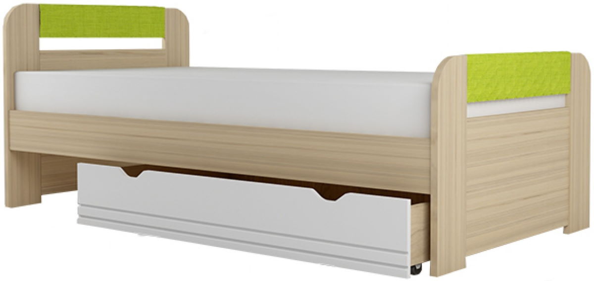 Фото Кровать односпальная Стиль 900.3 (СМ 90х200) с основанием  от производителя Аквилон в Черноморском по цене 19 840 ₽