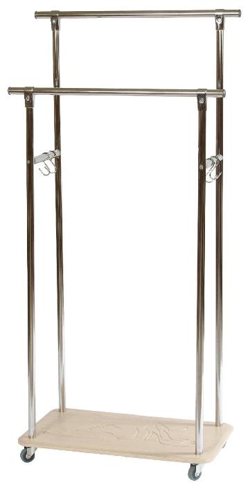 Вешалка гардеробная Кейп (дуб беленый-хром (Калифорния) )