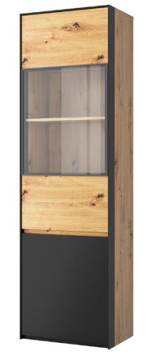 Фото Шкаф с витриной 1V1D Боско (Bosco) от производителя Анрэкс в Черноморском по цене 27 190 ₽