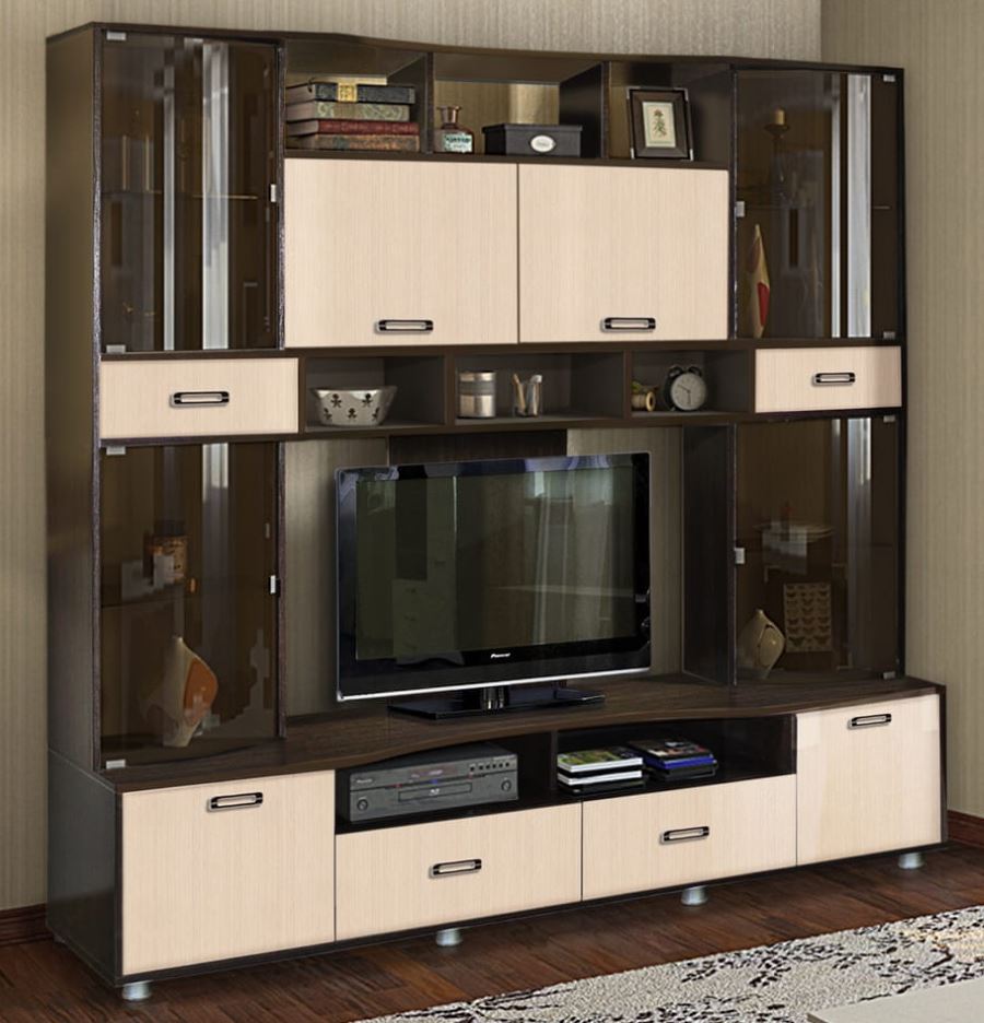 Фото Гостиная Аллегро вар.№4 ЛДСП от производителя Диал в Черноморском по цене 21&nbsp;710 ₽