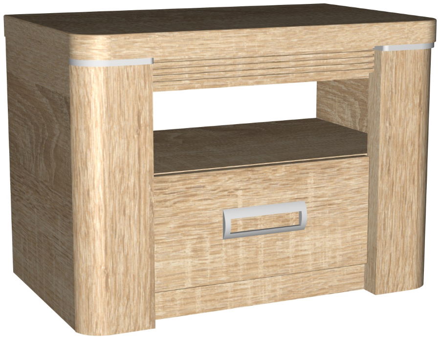 Фото Тумба прикроватная Магнолия от производителя СБК в Черноморском по цене 6&nbsp;040 ₽