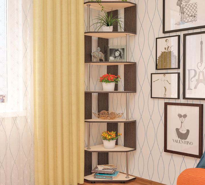 Фото Стеллаж угловой СПУ-3  от производителя Пирамида в Черноморском по цене 4&nbsp;800 ₽