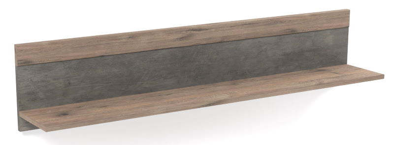 Фото Полка навесная Денвер Д-7 от производителя СБК в Черноморском по цене 3 120 ₽