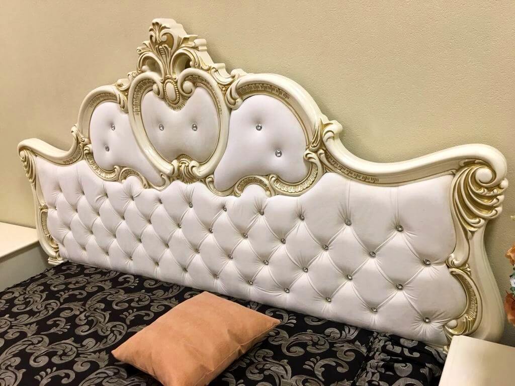 Фото Кровать двуспальная Лорена (СМ 180х200) с основанием от производителя Слониммебель в Черноморском по цене 62&nbsp;430 ₽