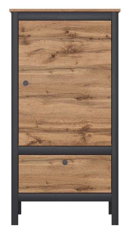 Фото Шкаф Loft REG1D1S/60 от производителя Black Red White (БРВ) в Черноморском по цене 12 940 ₽
