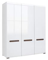 Фото  шкаф azteca s205-szf3d/21/18 (180) трехдверный производитель Black Red White (БРВ)