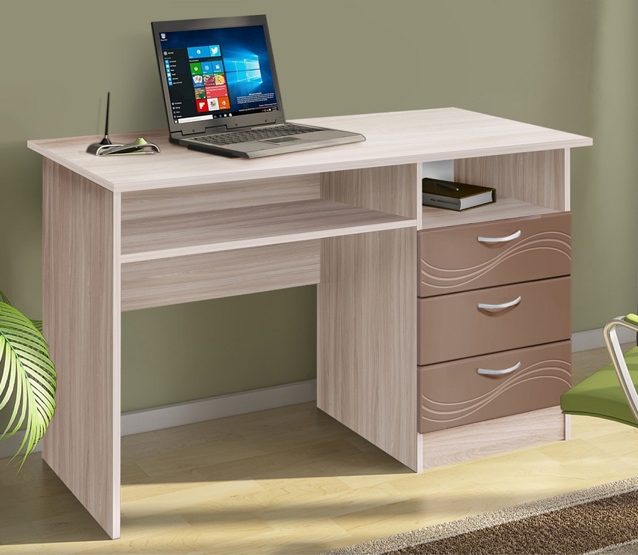 Фото Стол письменный Бриз МДФ от производителя Диал в Черноморском по цене 5&nbsp;440 ₽