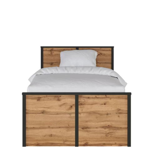 Фото Кровать односпальная Loft LOZ120x200 (СМ 120х200) с основанием от производителя Black Red White (БРВ) в Черноморском по цене 15 910 ₽