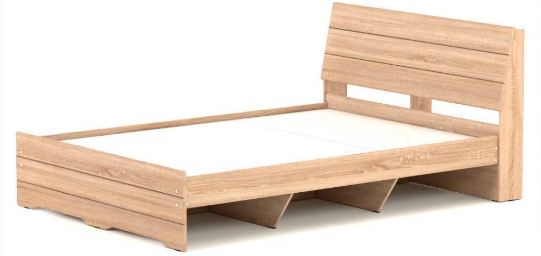 Фото Кровать односпальная К-18 (СМ 90х200) комплектуется настилом от производителя Ромис в Черноморском по цене 10 650 ₽