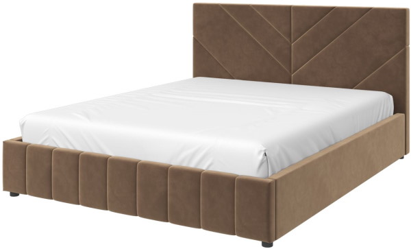 Фото Кровать двуспальная Нельсон (Линия) (СМ 160х200) без основания от производителя Браво-мебель в Черноморском по цене 14 920 ₽