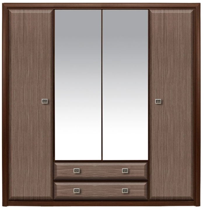 Фото Шкаф Коен SZF4D2S (214) четырехдверный от производителя Black Red White (БРВ) в Черноморском по цене 60&nbsp;370 ₽