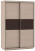 Шкаф-купе Экспресс Мини (2 двери) (Материал дверей:лдсп, цвет дверей:дуб молочный-венге, цвет каркаса:дуб молочный (Мебельная компания Е1) )