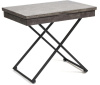 Стол трансформируемый Меридиен (Meridian) (металл, мдф-серый бетон,  черный (Tetchair) )