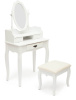 Фото Стол туалетный с пуфом NY-V3024 от производителя Tetchair в Черноморском по цене 19&nbsp;780 ₽