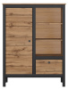 Фото Шкаф Loft REG1D1S/90 от производителя Black Red White (БРВ) в Черноморском по цене 16&nbsp;360 ₽