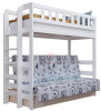 Фото Кровать двухъярусная №3 (СМ 80(110)х190) с основанием от производителя Фант-мебель в Черноморском по цене 48&nbsp;600 ₽