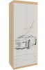 Фото Шкаф комбинированный Форсаж двухстворчатый с ящиками МKF-01 от производителя Мебельсон в Черноморском по цене 10&nbsp;300 ₽