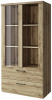 Фото Шкаф с витриной 1V2S3N Дорсет (Doorset) от производителя Анрэкс в Черноморском по цене 17&nbsp;680 ₽
