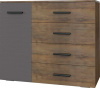 Фото Комод комбинированный Куба (без приставки) от производителя Браво-мебель в Черноморском по цене 14&nbsp;520 ₽
