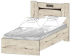 Фото Кровать односпальная Мале (СМ 90х200) без основания от производителя СБК в Черноморском по цене 10&nbsp;620 ₽